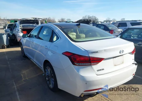 2015 Hyundai Genesis 3.8 из США, поврежденный, VIN KMHGN4JE8FU018390